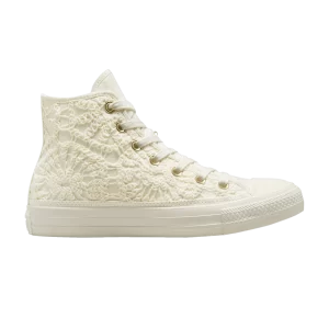 Converse Chuck Taylor All Star High 'Daisy Cord' Sneakers Egret/Egret/Light gold A06114C