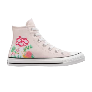 Converse Chuck Taylor All Star High 'Embroidered Mushroom' Sneakers Blush Hash/Firestorm/White A12037F