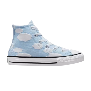 Converse Chuck Taylor All Star High GS 'Clouds' Sneakers Light Blue/White/Black A02924F