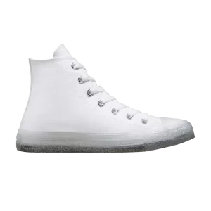 Converse Chuck Taylor All Star High GS 'Glitter' Sneakers White/White/Silver A02927F