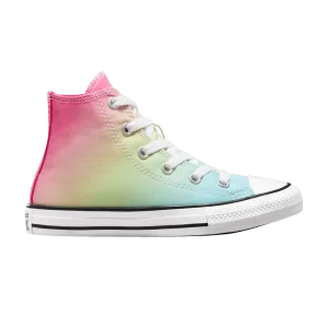 Converse Chuck Taylor All Star High PS 'Bright Ombre' Sneakers Triple Cyan/Fuchsia Chaos A08748F