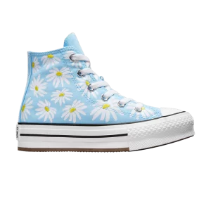 Converse Chuck Taylor All Star Lift Platform High PS 'Floral' Sneakers True Sky/Dandy Lion/White A06338F