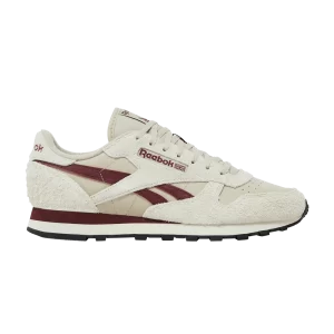 Reebok Classic Leather 'Beige Classic Burgundy' Sneakers Modern Beige/Alabaster/Classic Burgundy GY1525