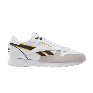 Reebok Classic Leather 'White Black Yellow' Sneakers White/Black/Always Yellow 100032760