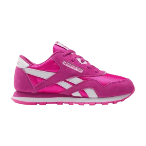 Reebok Classic Nylon Little Kid 'Laser Pink White' Sneakers Laser Pink/White Shoes/Half Pride Pink 100200802