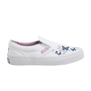 Vans Classic Slip-On Kids 'Butterfly Kisses' Sneakers Butterfly Kisses True White/Multi VN000CYGAHP