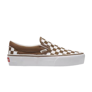 Vans Classic Slip-On Platform 'Checkerboard - Sepia' Sneakers Chessboard sepia VN00018E0E0