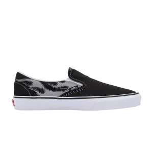 Vans Classic Slip-On 'Reflective Flame' Sneakers Black VN0A7Q5DBM8