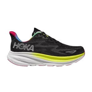 HOKA Clifton 9 'Black Rainbow' Sneakers Black/All Aboard 1127895 BAAB