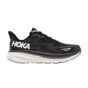 HOKA Clifton 9 'Black White' Sneakers Black/White 1127895 BWHT