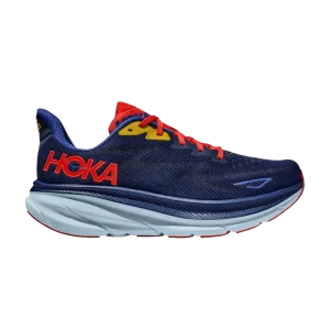 HOKA Clifton 9 Wide 'Bellwether Blue' Sneakers Bellwether Blue 1132210 BBDGB