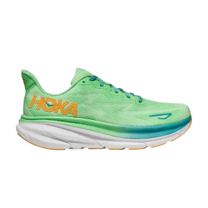 HOKA Clifton 9 'Zest Lime Glow' Sneakers Lime Zest/Shine 1127895 ZLGL