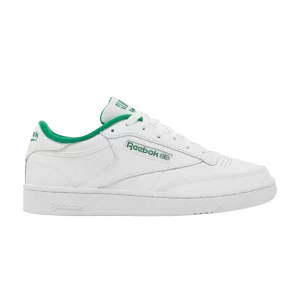 Reebok Club C 85 'My Name Is' Sneakers Shoes White/Glen Green/Sunny Acid Yellow IE9387