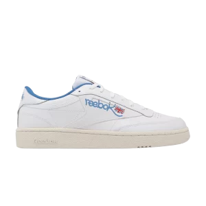 Reebok Club C 85 'Graffiti Pack – White Kinetic Blue 'Shoes White/Chalk/Kinetic Blue 100074476