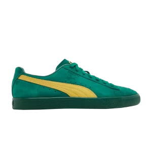 Clyde 'Super Puma' sneakers Evergreen/Sunbeam yellow 386349 01