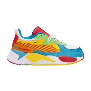 Puma Cocomelon x RS-X Little Kid 'All-Day Fun' Sneakers White/Burning Yellow/Red 393741 01