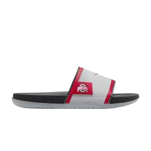 Nike College Offcourt Slide 'Ohio State' Wolf Grey/Dark Smoke Grey/University Red FN4304 001