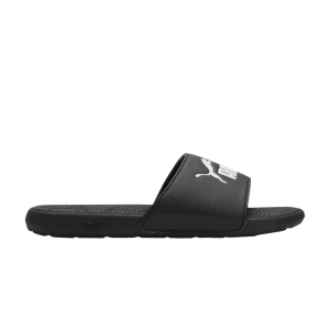 Puma Cool Cat 2.0 Slides Big Kid 'Black White' Black/White 390881 01