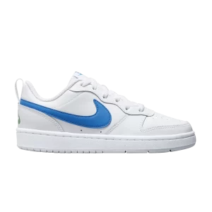 Nike Court Borough Low 2 GS 'White Photo Blue' White/Pure Platinum/Stadium Green/Photo Blue BQ5448 123