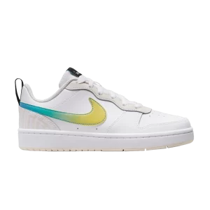 Nike Court Borough Low 2 SE GS 'Unlock Your Space' White/Multicolor/White/Ghost/Off-White/Black/Light Mint FJ7692 191