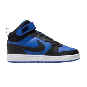 Nike Court Borough Mid 2 GS 'Black Game Royal' Game Royal/White/Black CD7782 404