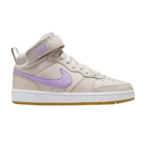 Nike Court Borough Mid 2 GS 'Lilac Bloom' Light brown/Bronzine/Lilac color CD7782 114