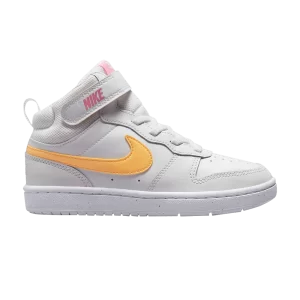 Nike Court Borough Mid 2 PS 'White Topaz Gold' Summit White/Coral Chalk/White/Topaz Gold CD7783 112