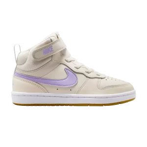 Nike Court Borough Mid 2 SE PS 'Light Orewood Brown Lilac Bloom' Light brown/Bronzine/Lilac color CD7783 114