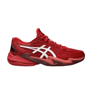 ASICS Court FF 3 Novak Clay 'Cranberry' Sneakers Cranberry/White 1041A362 962