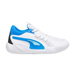 Puma Court Rider Chaos 'Ash Gray Team Aqua' Sneakers Ash Grey/White/Black/Ultra Blue/Team Aqua 379013 07