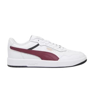 Puma Court Ultra White Dark Jasper Sneakers White/Dark Jasper/Black 389368 10