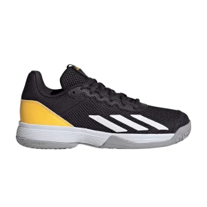 adidas CourtFlash K 'Aurora Black White Spark' Sneakers Aurora Black/White Cloud/Spark IF9104