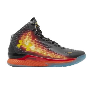 Under Armor Curry 1 Retro 'Curry Jam' Sneakers Black/Team Orange/Taxi 3028138 001