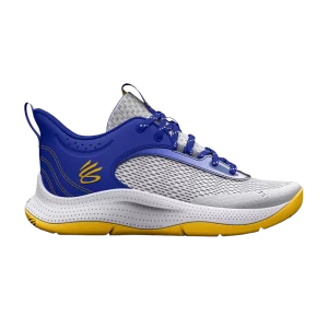 Under Armor Curry 3Z6 GS 'Warriors Home' Sneakers White/Royal 3025091 103