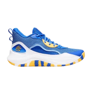 Under Armor Curry 3Zer0 24 'Warriors' Sneakers Team Royal/White/Taxi 3027626 400