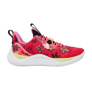 Curry Brand Curry Flow 10 'Unicorn & Butterfly 'sneakers Shock Pink/Black/Metallic Downpour Gray 3026273 602