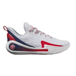 Curry Brand Curry Flow 12 'Podium Pack – Home 'Sneakers White/Midnight Fleet/Red 6000198 100