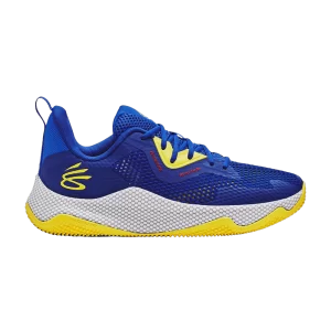 Curry Brand Curry HOVR Splash 3 'Royal Taxi' Sneakers Royal/Versa Blue/Taxi 3026899 400