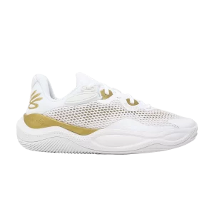 Under Armor Curry Splash 24 AP 'White Gold' Sneakers White/Halo Gray 3027262 101