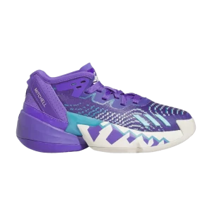 adidas D.O.N. sneakers Issue #4 Big Kid 'Throwback Utah Jazz 'Purple peak/White color/Blue color HQ3449