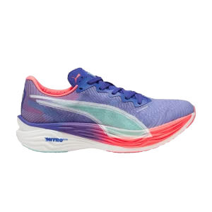 Puma Deviate Nitro Elite 3 'Lapis Lazuli' Sneakers Lapis Lazuli/Sunset Glow/Electric Mint 309809 03