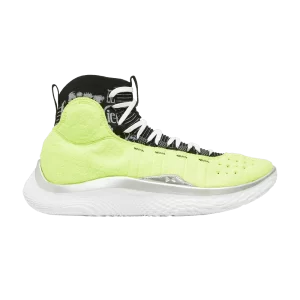 Curry Brand Diet Starts Monday x Curry 4 FloTro 'Tennis Ball 'Sneakers Fancy Lime/Black/Metallic Silver 3026421 300