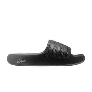 adidas Dime x Wmns Adilette Ayoon Slide 'Black Vista Grey' Black/Vista Gray/Metallic Gold IG2042