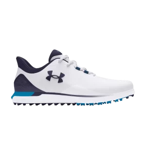 Under Armor Drive Fade Spikeless Golf 'White Midnight Navy' Sneakers White/Capri/Midnight Navy 3026922 101