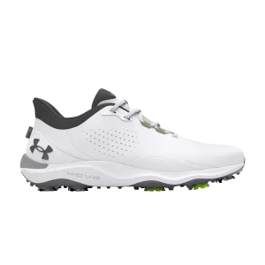 Under Armor Drive Pro Golf 'White Metallic Gun Metal' Sneakers White/Pistol Metal 3026918 100