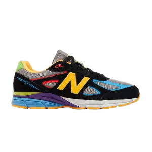 New Balance DTLR x 990v4 Big Kid 'Wild Style 2.0 'Sneakers Black GC990DL4