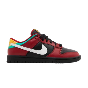 Nike Dunk Low 'Biker Tattoos' Black/White/Red/University Gold/Atomic Teal FZ3057 001