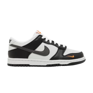 Nike Dunk Low GS 'Black Bright Mandarin' Black/Light Silver/Bright Mandarin/Medium Ash FN7784 001