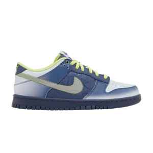 Nike Dunk Low GS 'Halloween – I am Fearless!' Diffuse Blue/Blue Tint/Luminous Green/Fuchsia Dream/Reflective Silver FQ8354 491