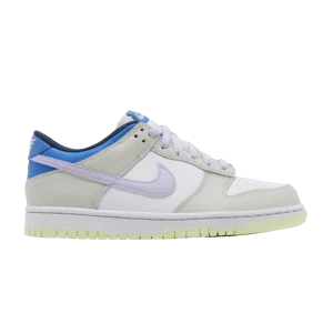 Nike Dunk Low GS 'Khaki Blue Pink' Light brown/White/Light photo blue/Lilac color FB9109 103